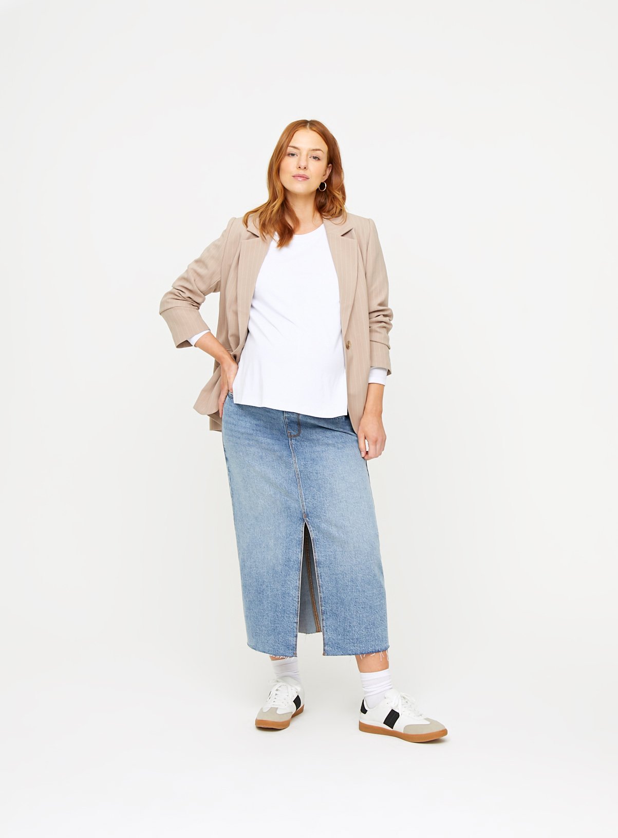MATERNITY Nursing Long Sleeve Plain Top 2 Pack  18 - Image 3 thumbnail